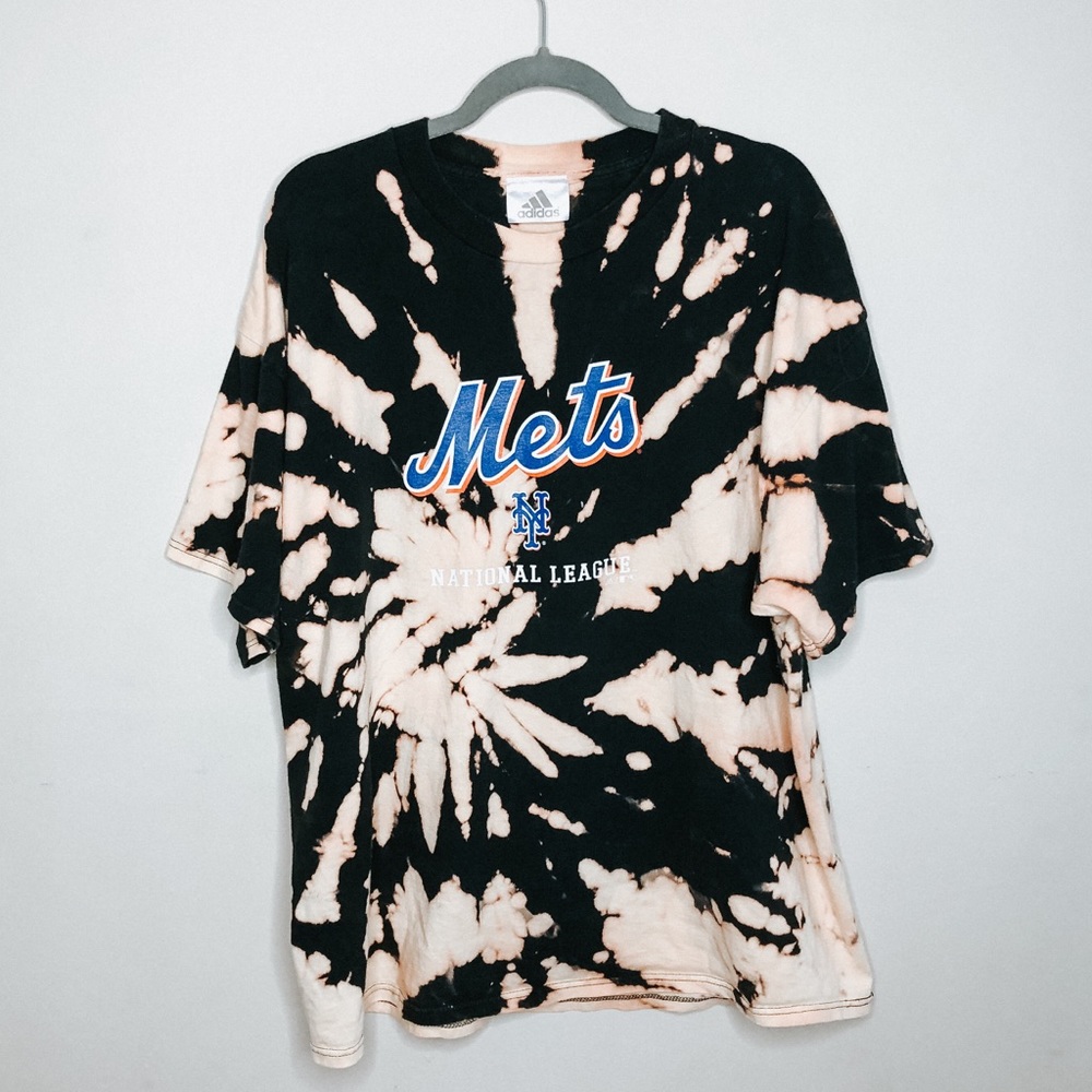 New York Mets Bleached Baseball Tee